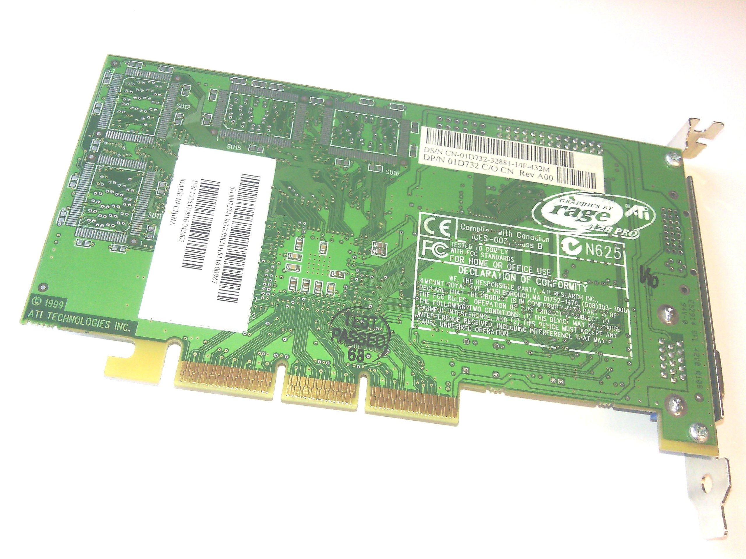 Amazon.com: ATI - Rage 128 Pro VGA 16MB AGP Video Card 109-63100